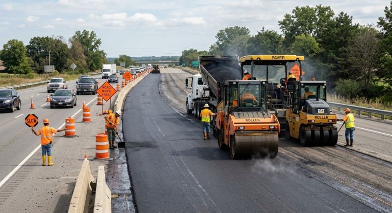 Asphalt Road Installation in Little Rock, AR