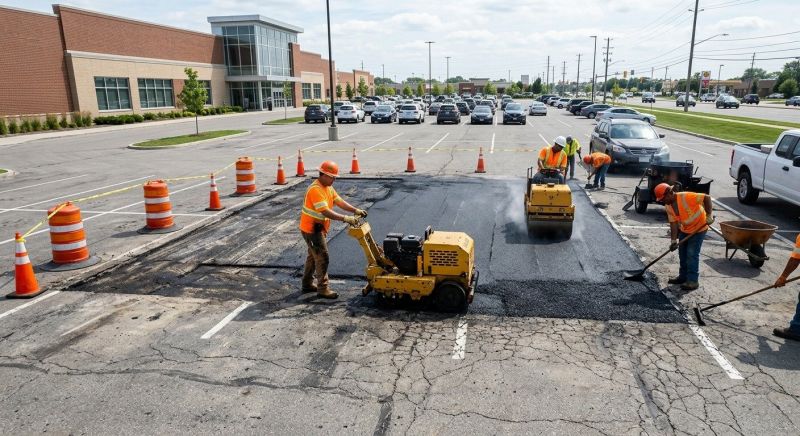 Church Parking Lot Repair in Savannah, GA